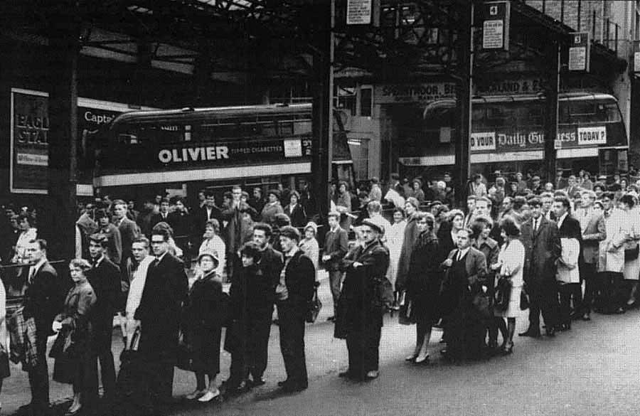 Worswick Street Queues, 1950s