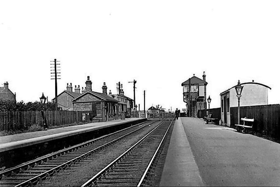 Usworth Station - Then.