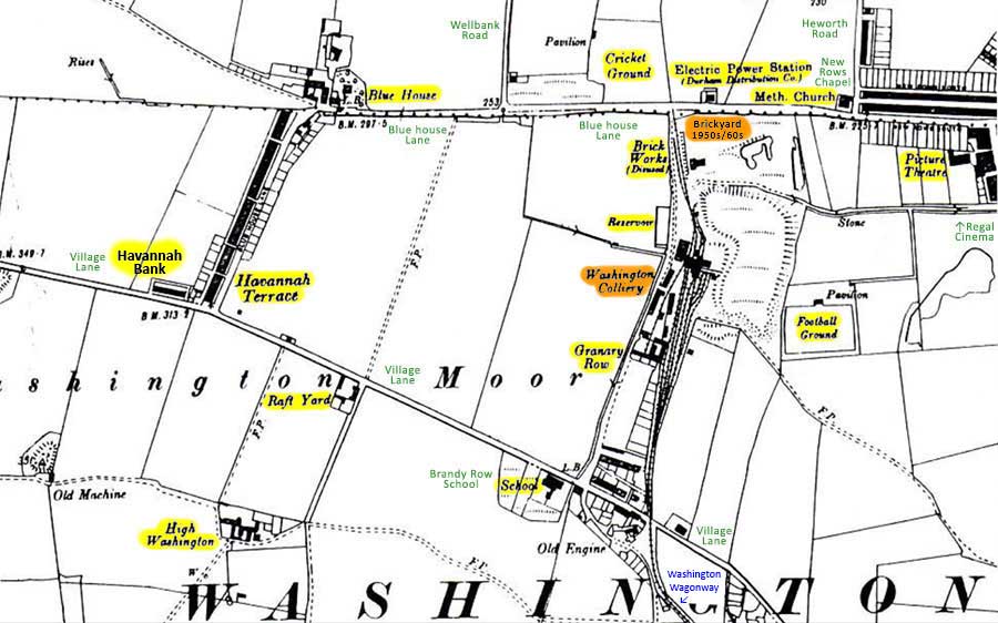 'F' Pit Map 1921