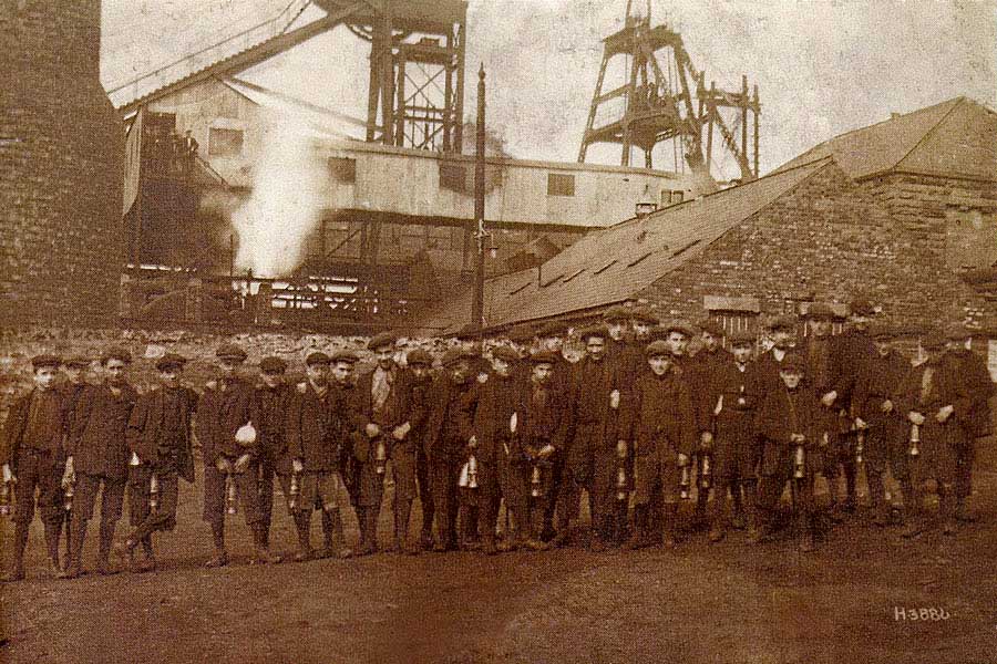 Usworth Colliery Miners - 1908
