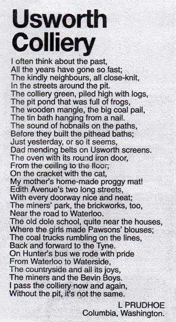 Poem by Lornal Prudhoe