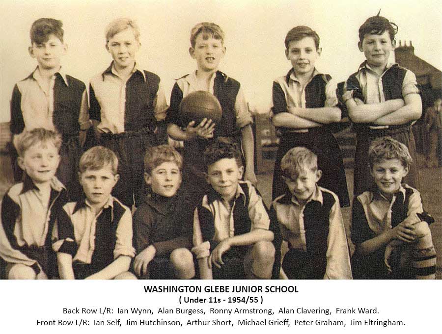 Washington Glebe Football Team 1954/55