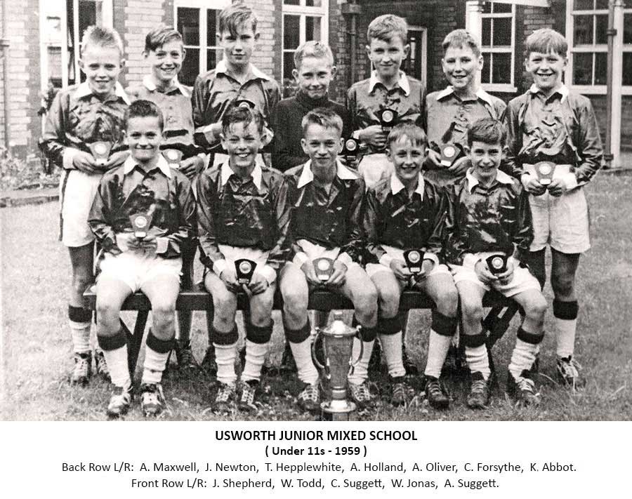 Usworth Juniors Football Team- 1959