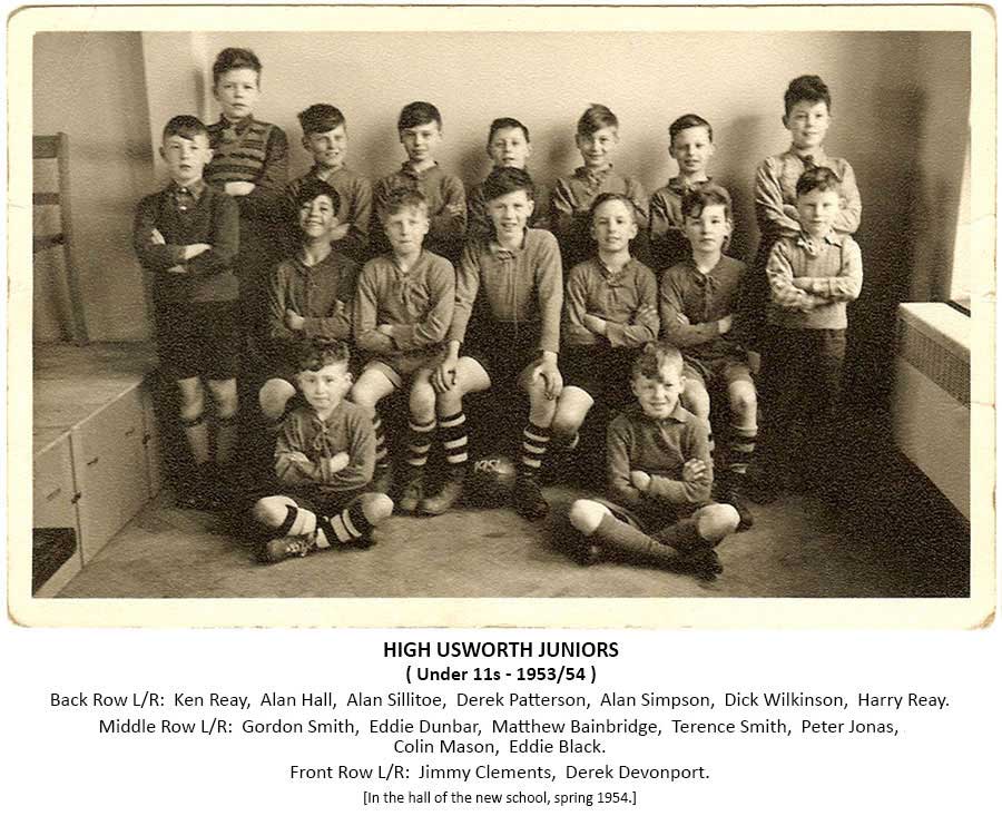 High Usworth Football Team - 1953/54
