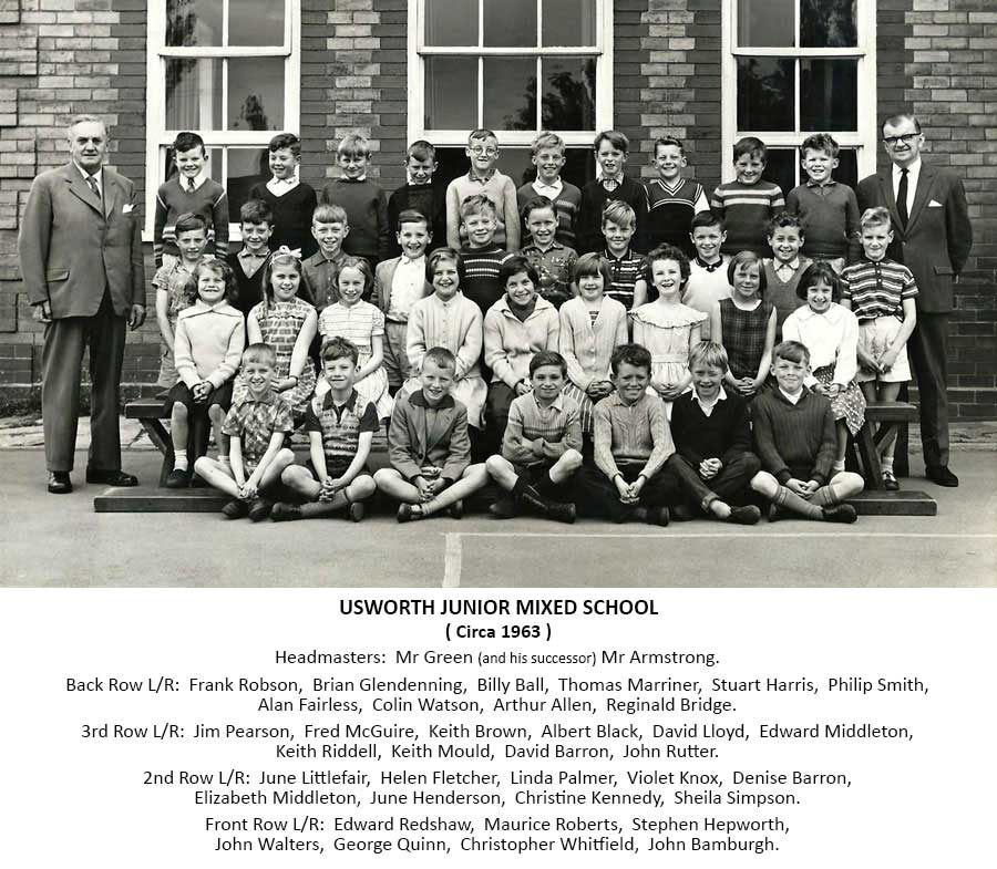 Usworth Juniors - Headmasters c.1963