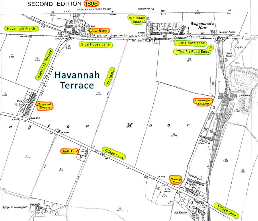 Map of Havannah Terrace