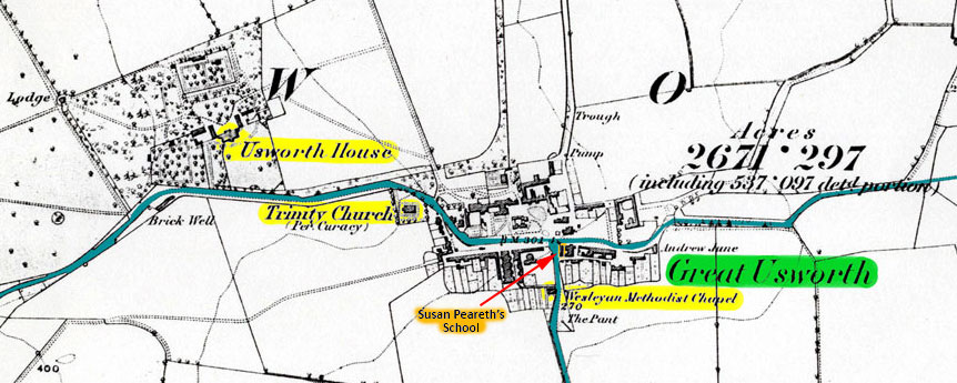 Map Peareth Hall