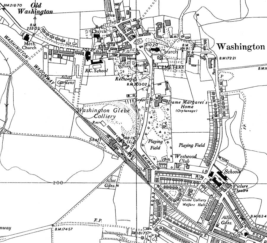 1951 Map of Glebe Pit