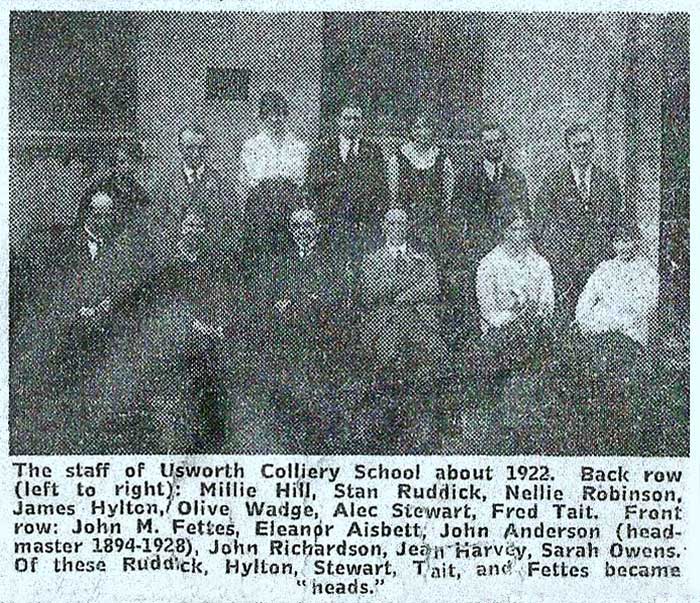 Usworth Colliery Board School