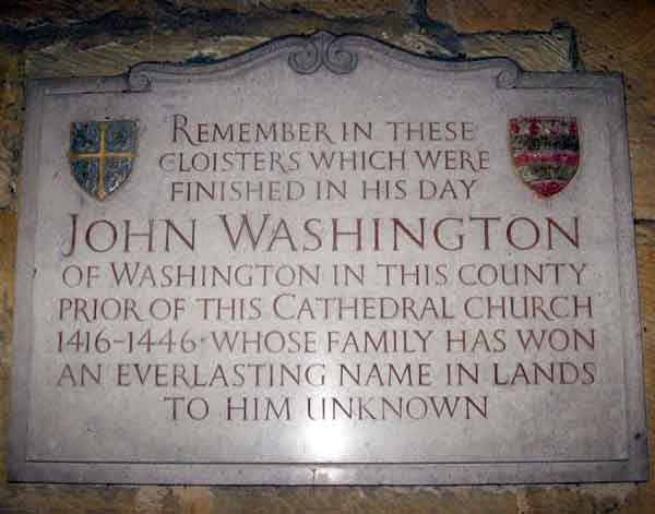 Washington Holy Trinity Plaque 