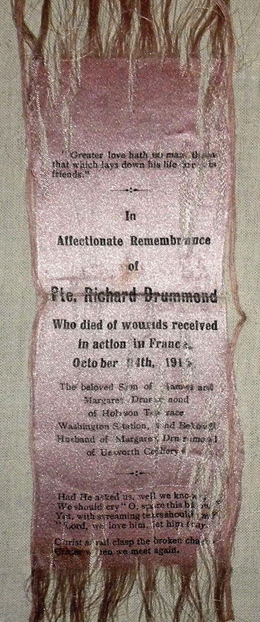 Richard Drummond's's Memorial Ribbon