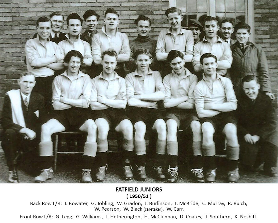 Fatfield Juniors 1950/51