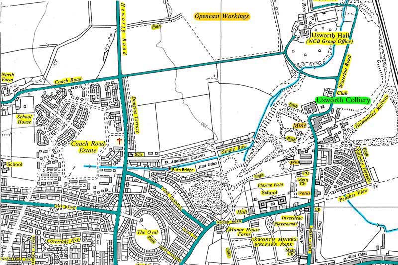 Map: St. Bede's School