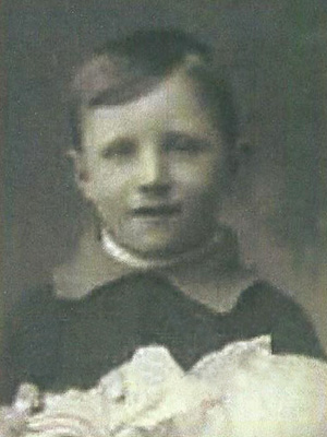 Albert Walmsley, schoolboy
