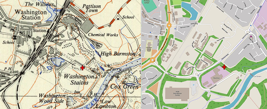 Wilden Terrace - Then & Now Maps