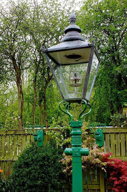 Coxgreen Station Gas lamp