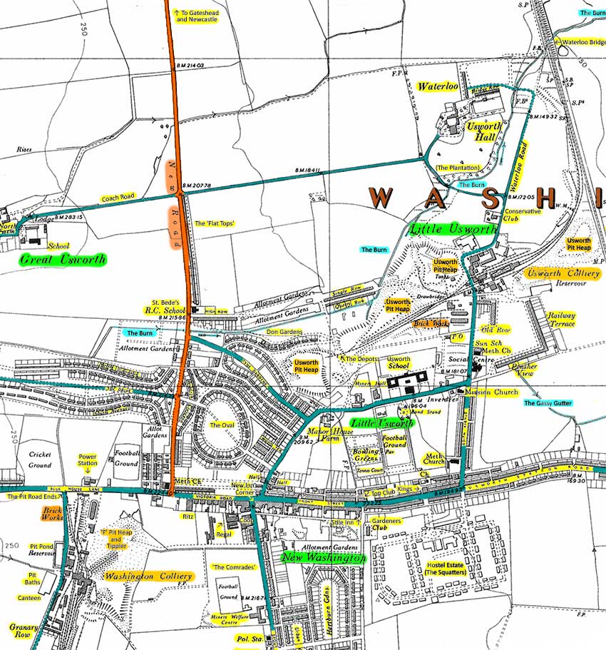 1951 Map of Heworth Road